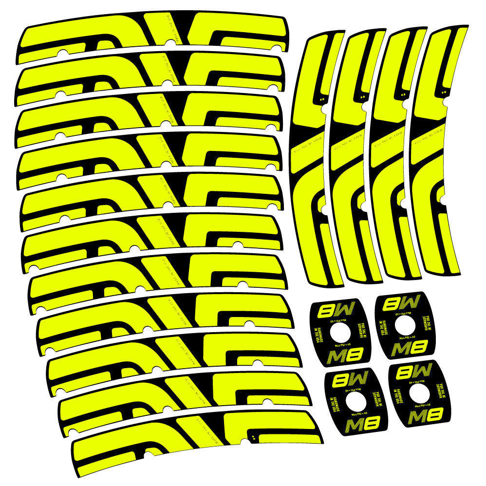 Autocollant Enve M Series M8, Roues VTT 29, Vélo vinyle sticker