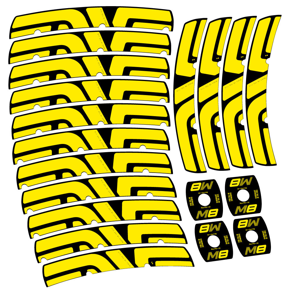 Autocollant Enve M Series M8, Roues VTT 29, Vélo vinyle sticker