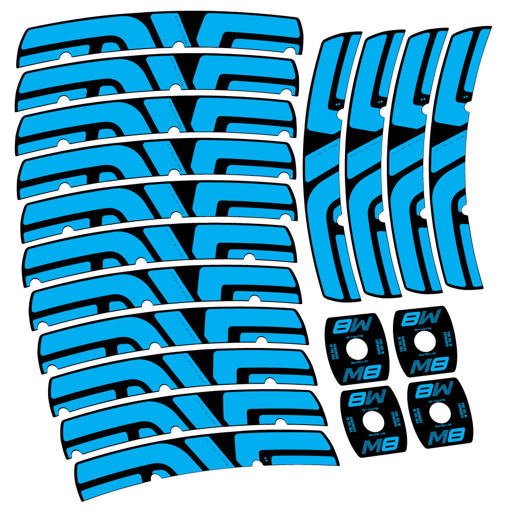 Autocollant Enve M Series M8, Roues VTT 29, Vélo vinyle sticker
