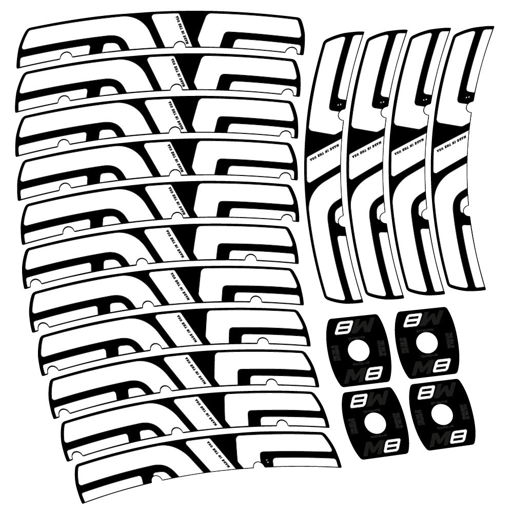 Autocollant Enve M Series M8, Roues VTT 29, Vélo vinyle sticker