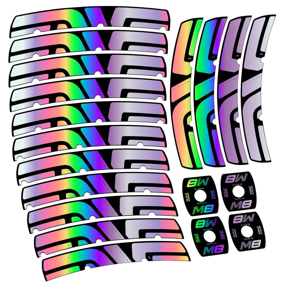 Autocollant Enve M Series M8, Roues VTT 29, Vélo vinyle sticker
