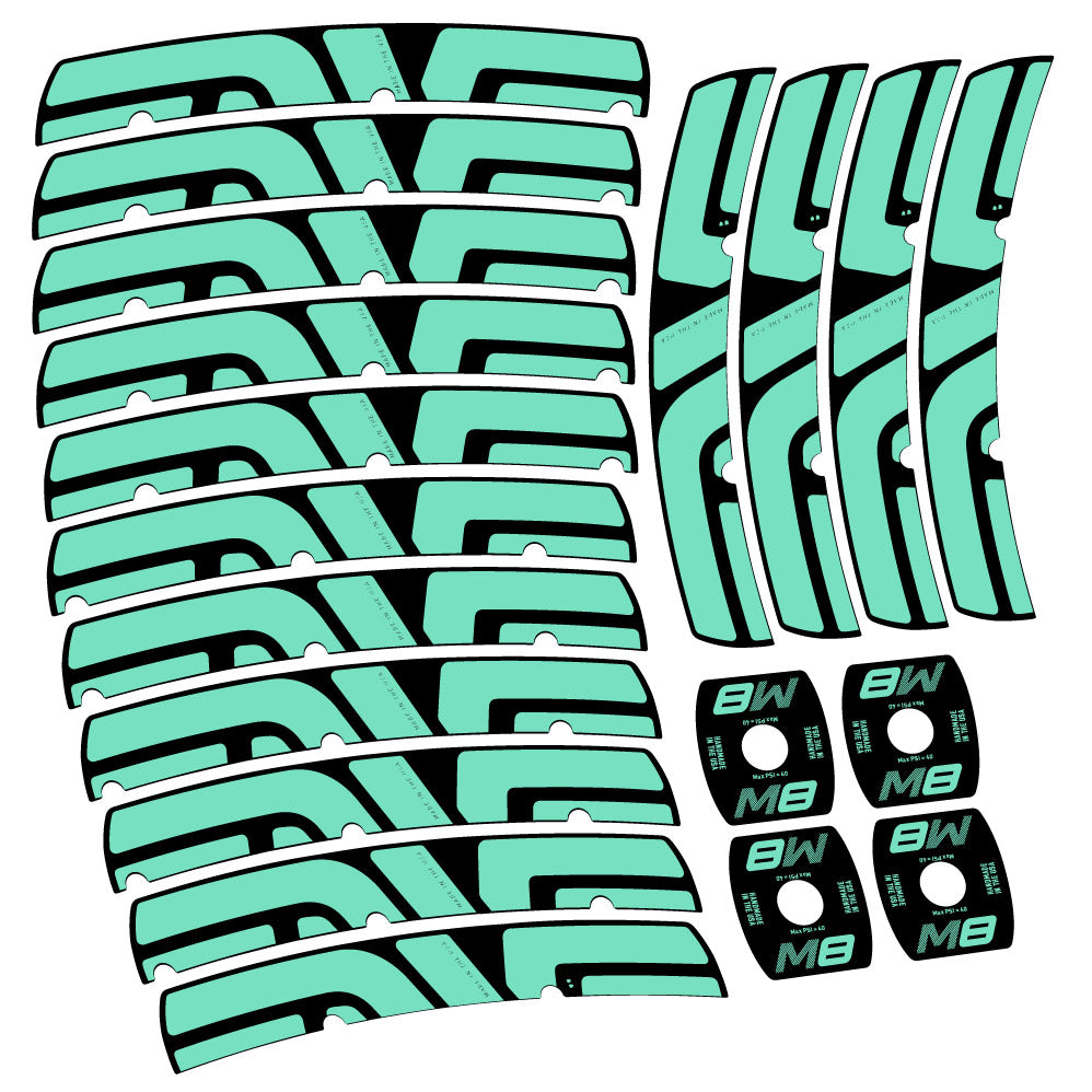 Autocollant Enve M Series M8, Roues VTT 29, Vélo vinyle sticker