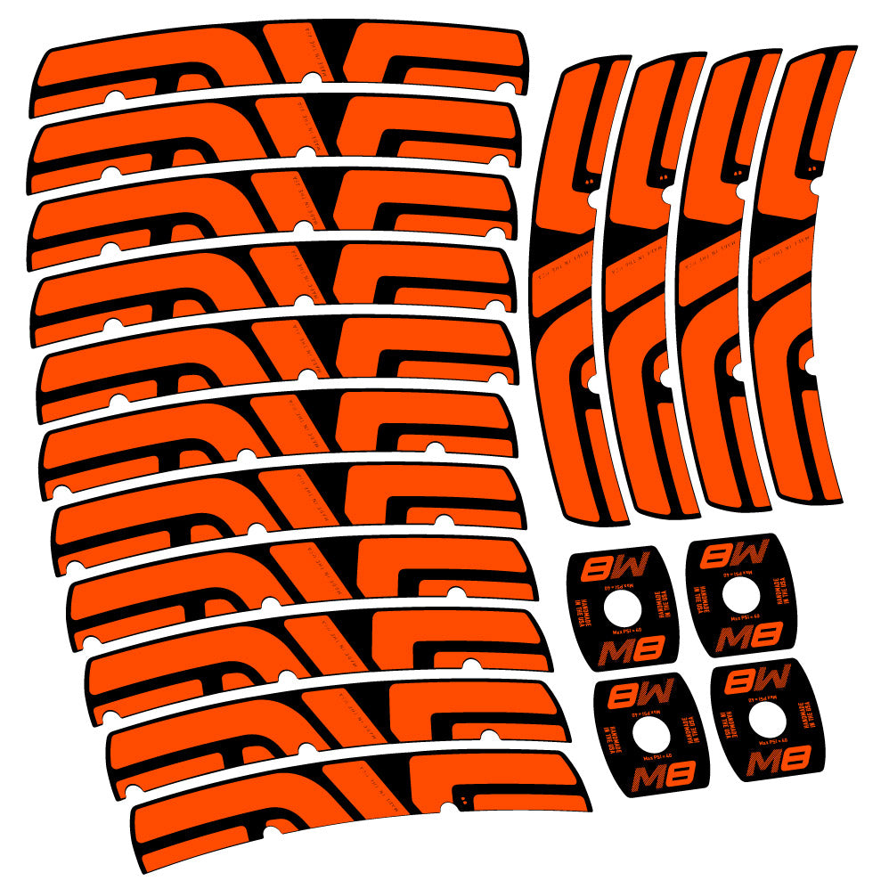 Autocollant Enve M Series M8, Roues VTT 29, Vélo vinyle sticker