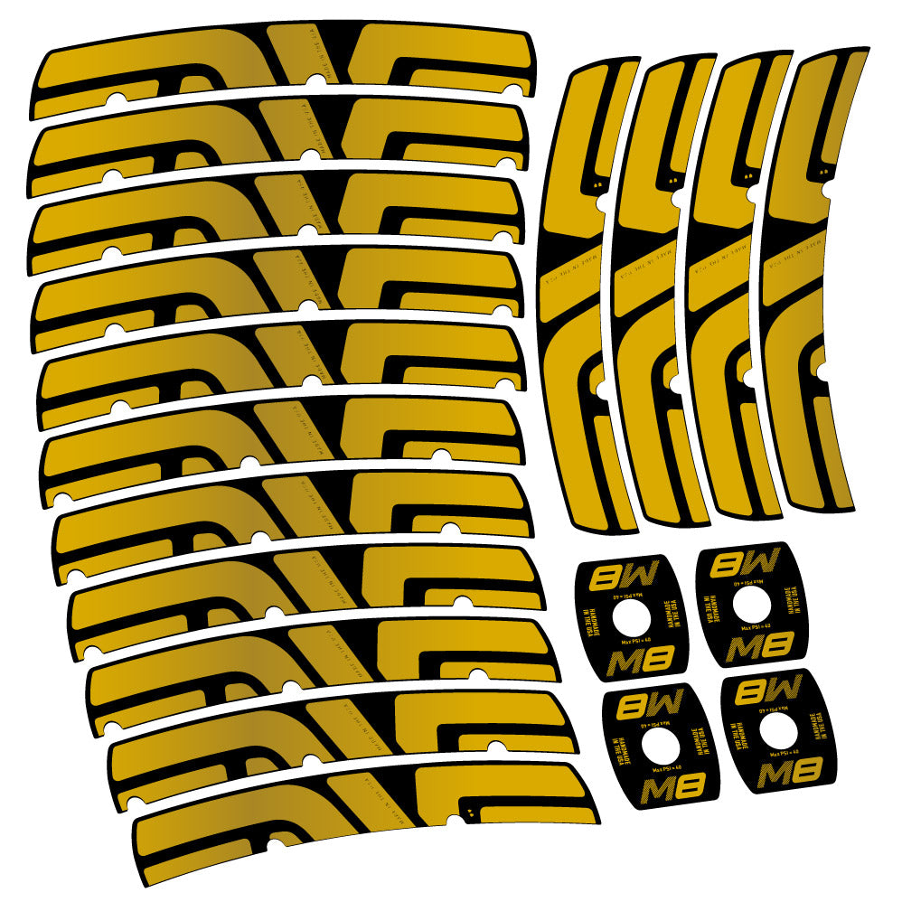 Autocollant Enve M Series M8, Roues VTT 29, Vélo vinyle sticker