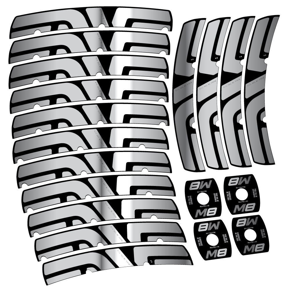 Autocollant Enve M Series M8, Roues VTT 29, Vélo vinyle sticker
