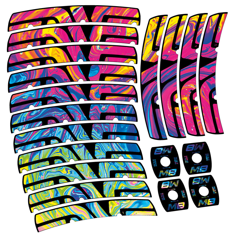 Autocollant Enve M Series M8, Roues VTT 29, Vélo vinyle sticker