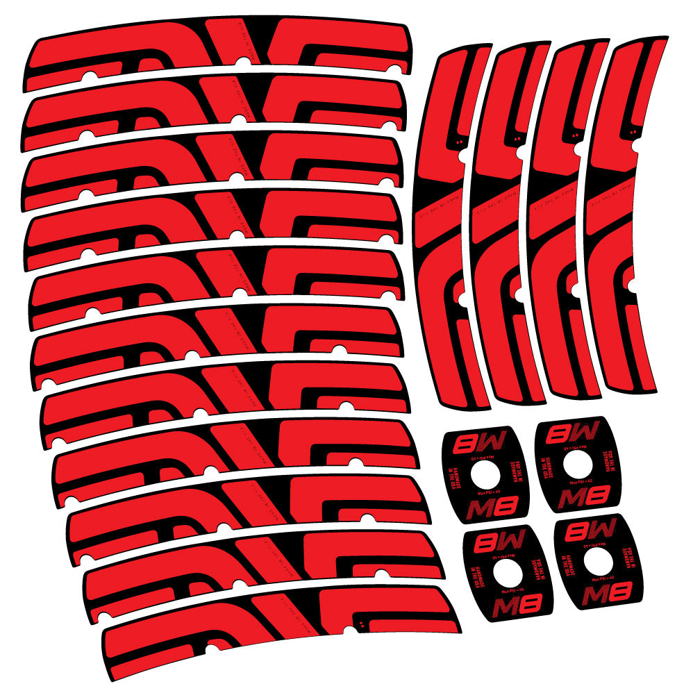 Autocollant Enve M Series M8, Roues VTT 29, Vélo vinyle sticker