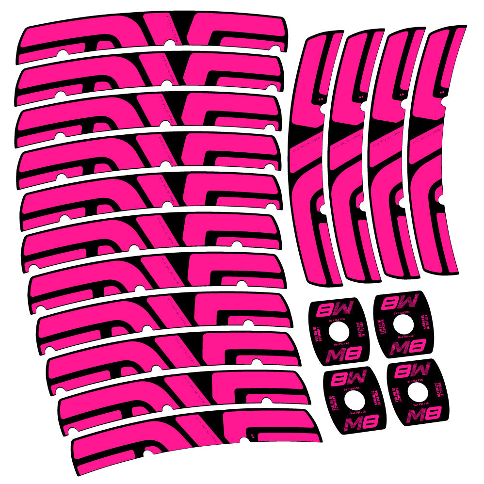 Autocollant Enve M Series M8, Roues VTT 29, Vélo vinyle sticker