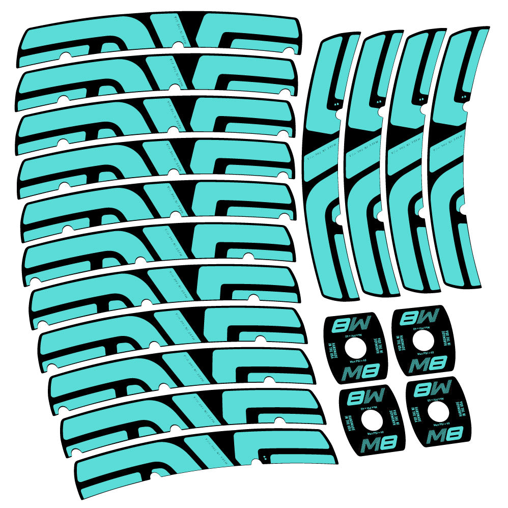 Autocollant Enve M Series M8, Roues VTT 29, Vélo vinyle sticker