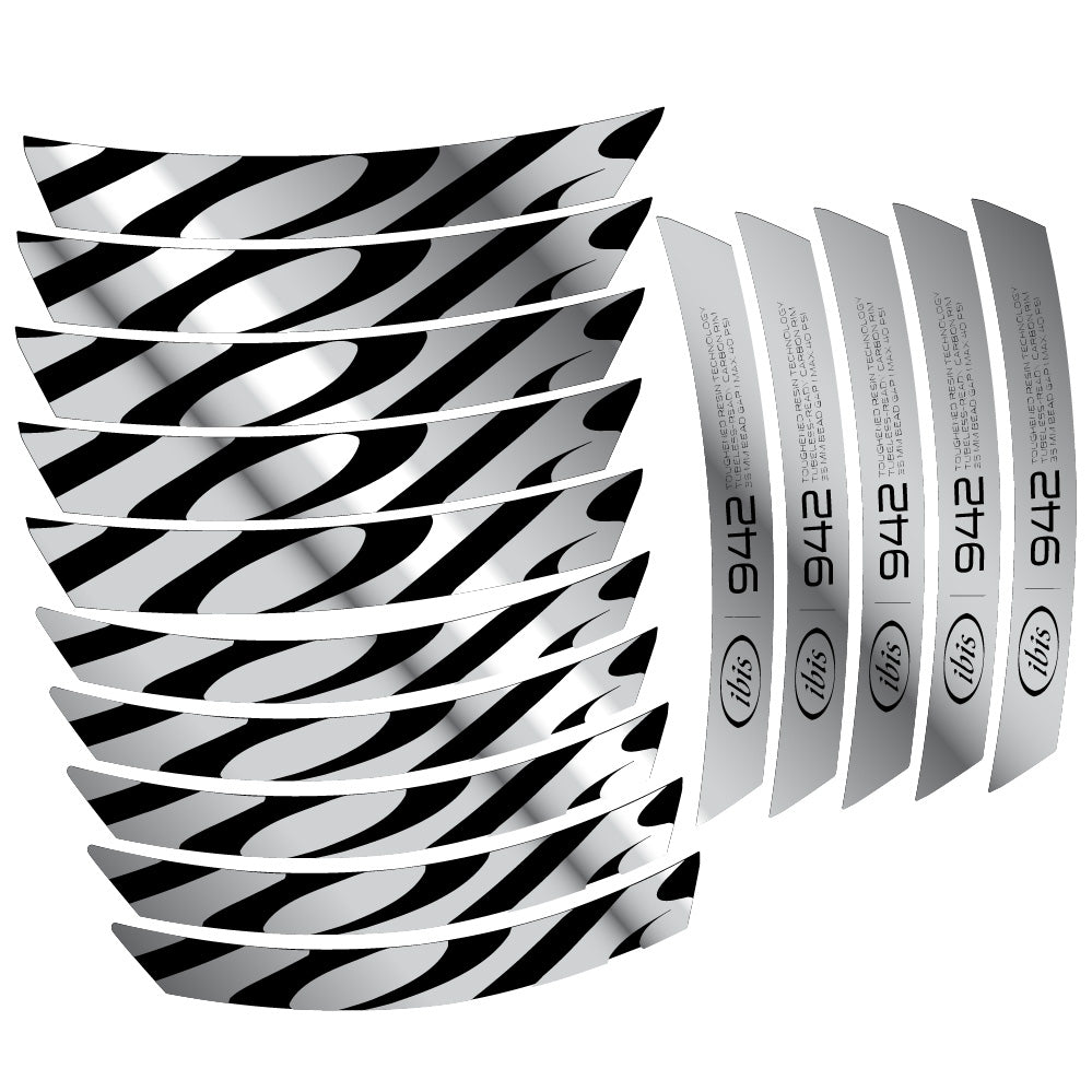 Autocollant Ibis 942 2019, Roues VTT 29, Autocollant Vélo vinyle