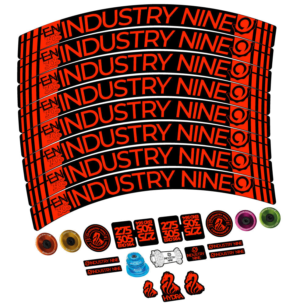 Autocollant Industry Nine Enduro 305 V3, Roues VTT 29, Vélo vinyle sticker