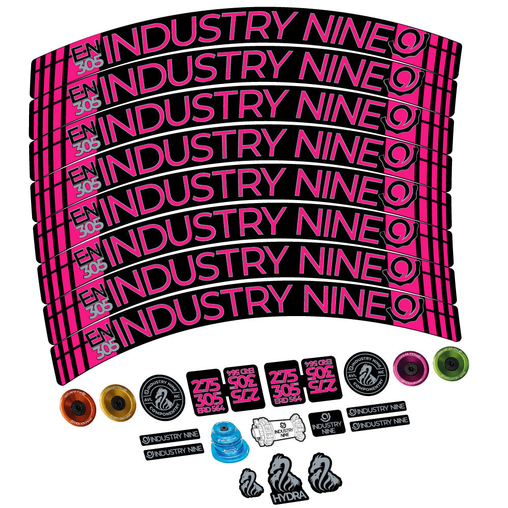 Autocollant Industry Nine Enduro 305 V3, Roues VTT 29, Vélo vinyle sticker