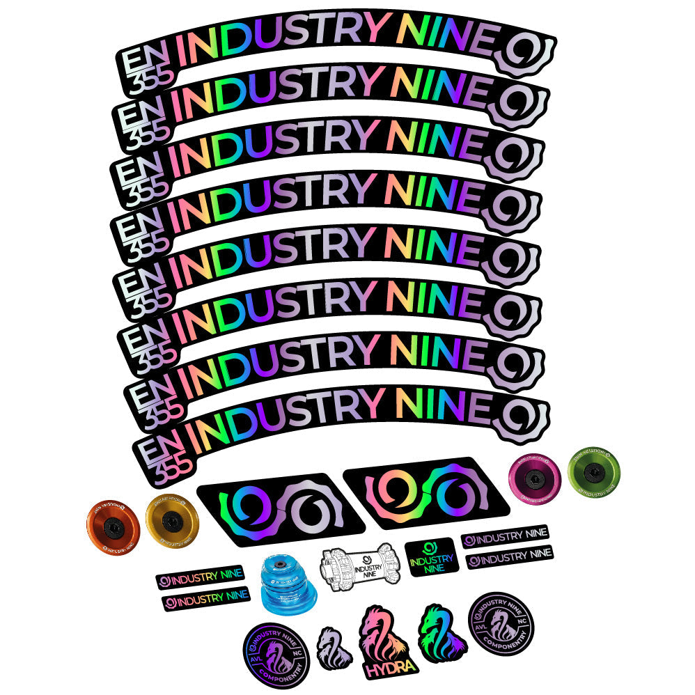 Autocollant Industry Nine Enduro 355, Roues VTT 29, Vélo vinyle autocollant