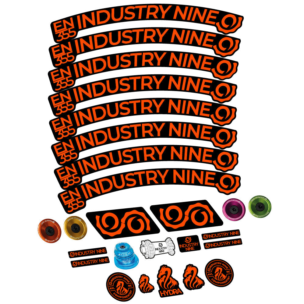 Autocollant Industry Nine Enduro 355, Roues VTT 29, Vélo vinyle autocollant