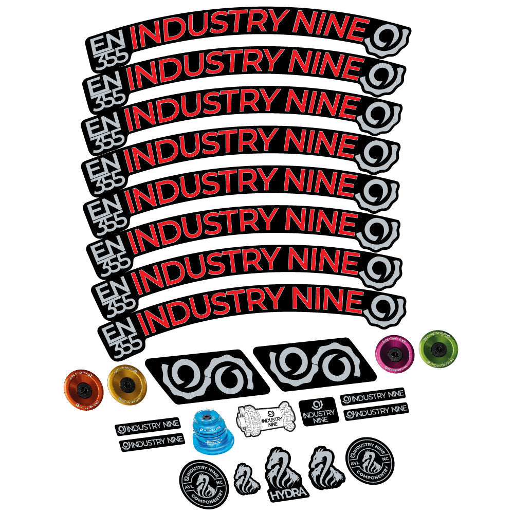 Autocollant Industry Nine Enduro 355, Roues VTT 29, Vélo vinyle autocollant