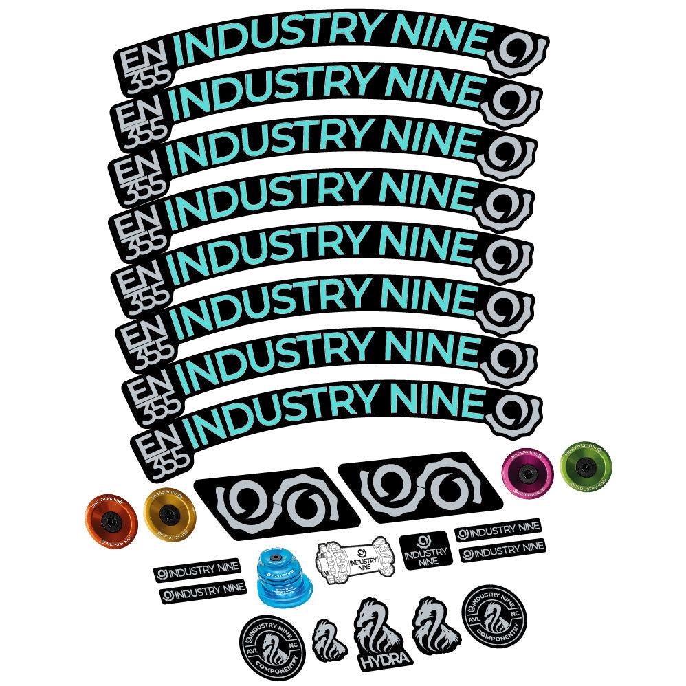 Autocollant Industry Nine Enduro 355, Roues VTT 29, Vélo vinyle autocollant