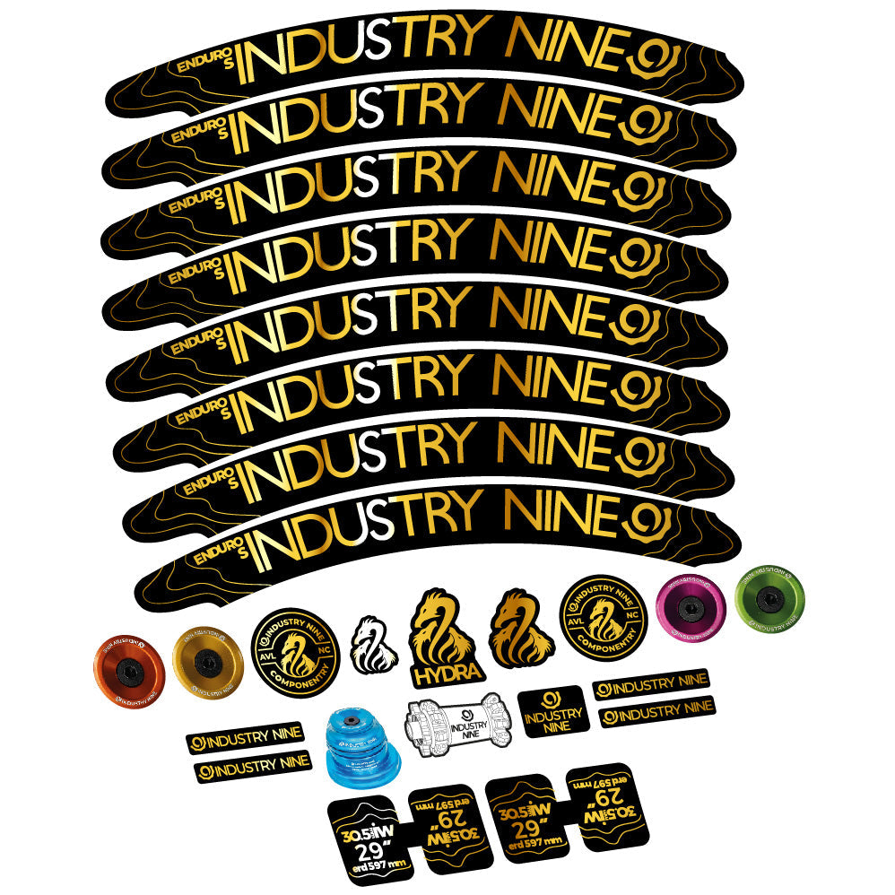 Autocollant Industry Nine Enduro S Hydra, Roues VTT 29, Vélo vinyle sticker