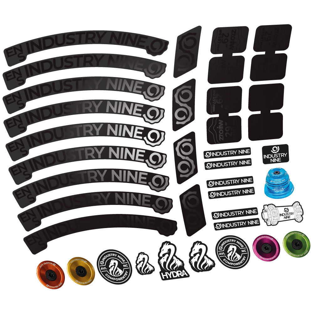 Autocollant Industry Nine Enduro S, Roues VTT 29, Vélo vinyle autocollant