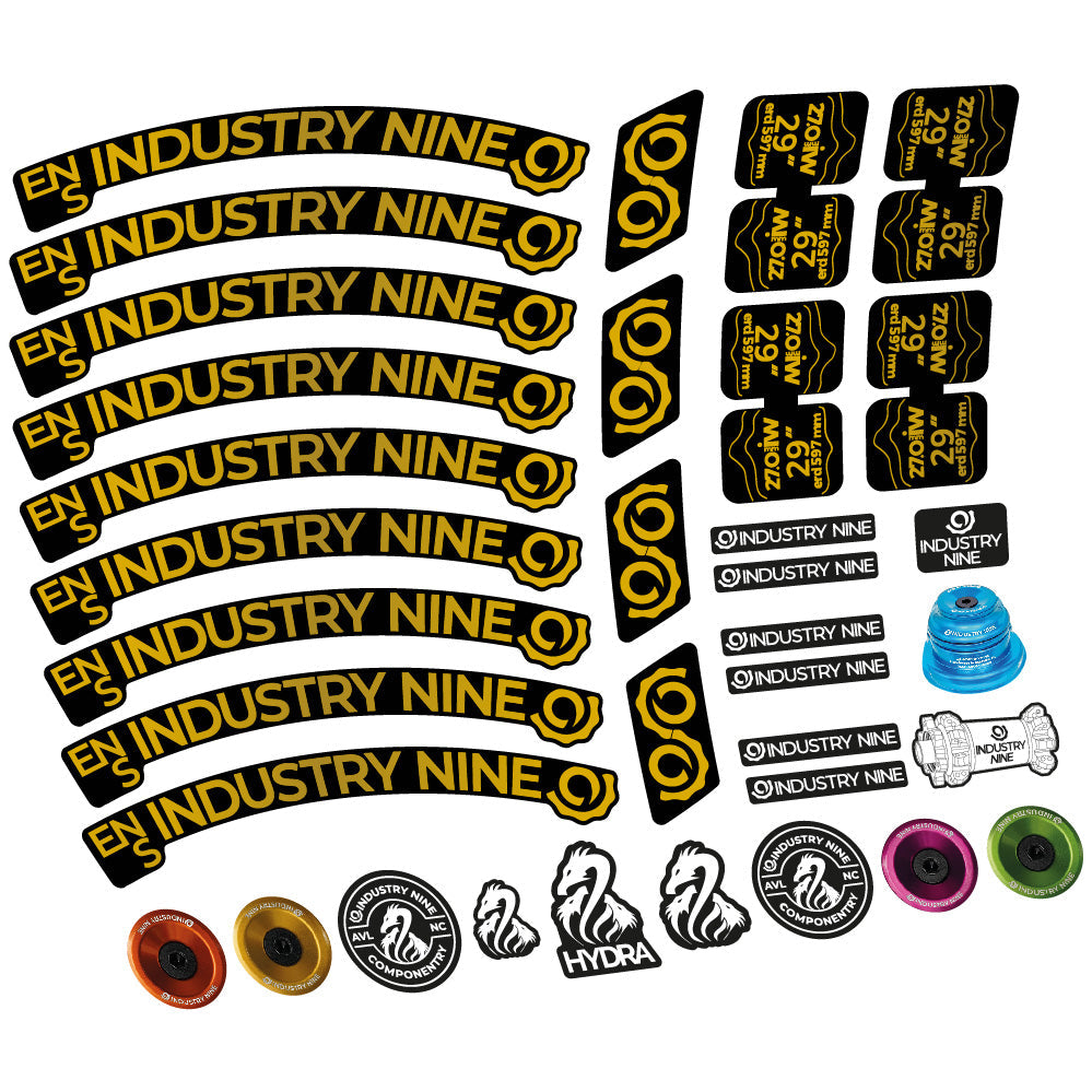 Autocollant Industry Nine Enduro S, Roues VTT 29, Vélo vinyle autocollant