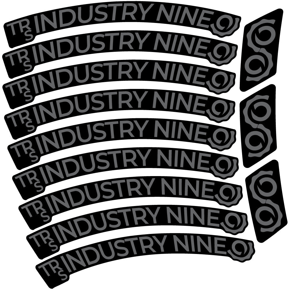Autocollant Industry Nine Trail S Carbon Mountain Wheel Vélo vinyle autocollant