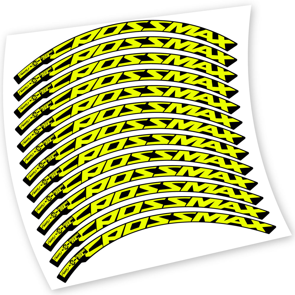 Autocollants, Mavic Crossmax SL Pro Ltd 2015, Roues VTT, Vélo vinyle autocollant