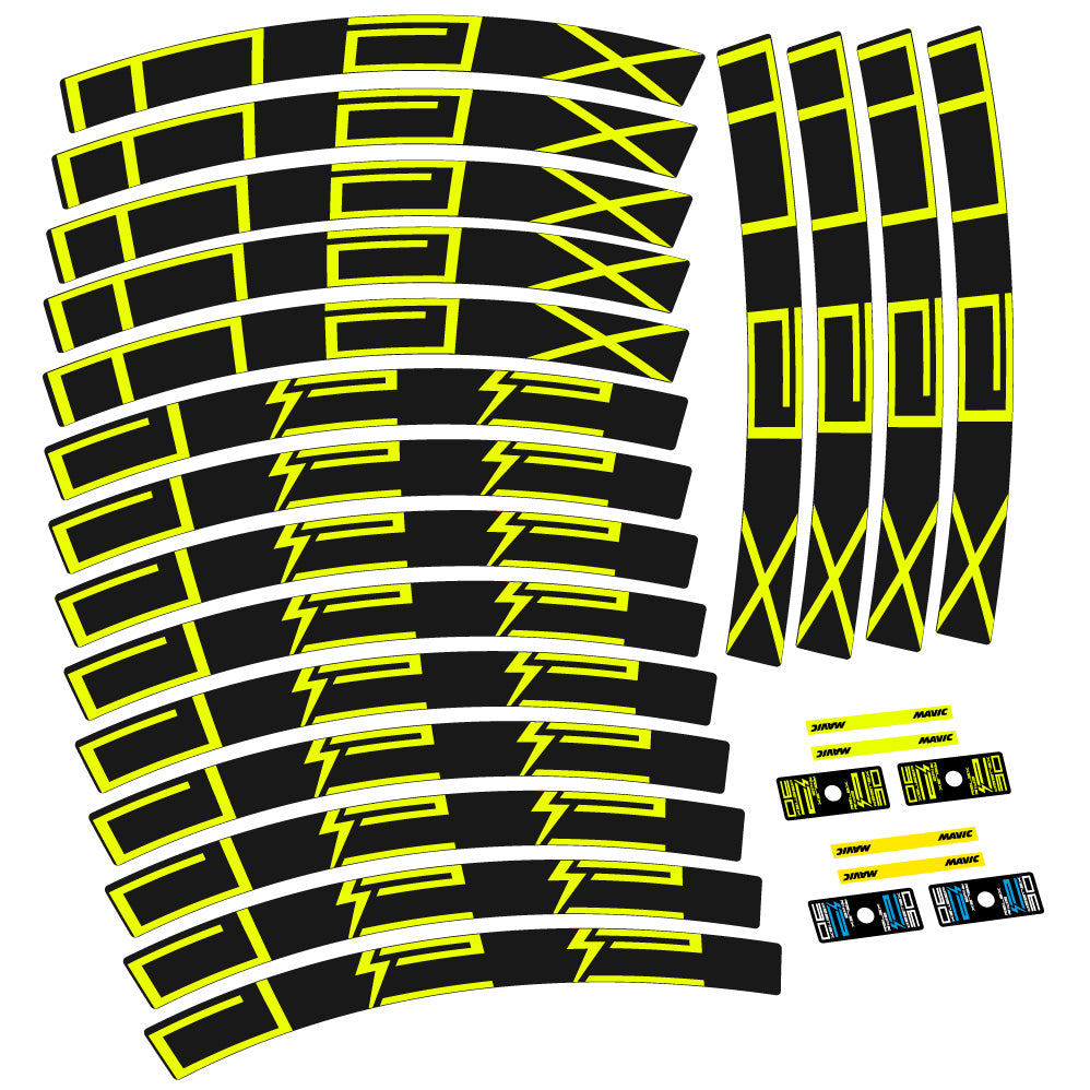 Autocollant Mavic E-Deemax, Roues VTT 29, Autocollant Vélo vinyle