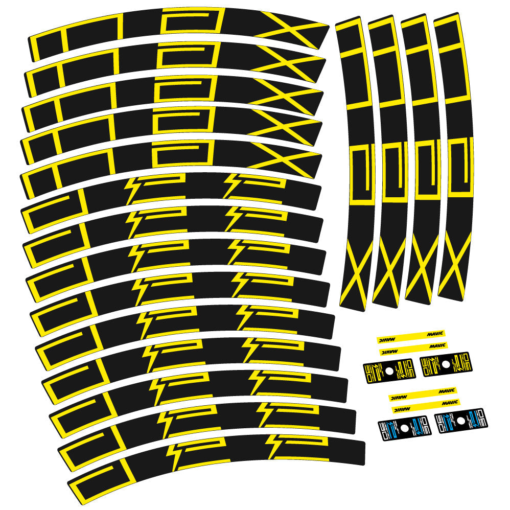 Autocollant Mavic E-Deemax, Roues VTT 29, Autocollant Vélo vinyle