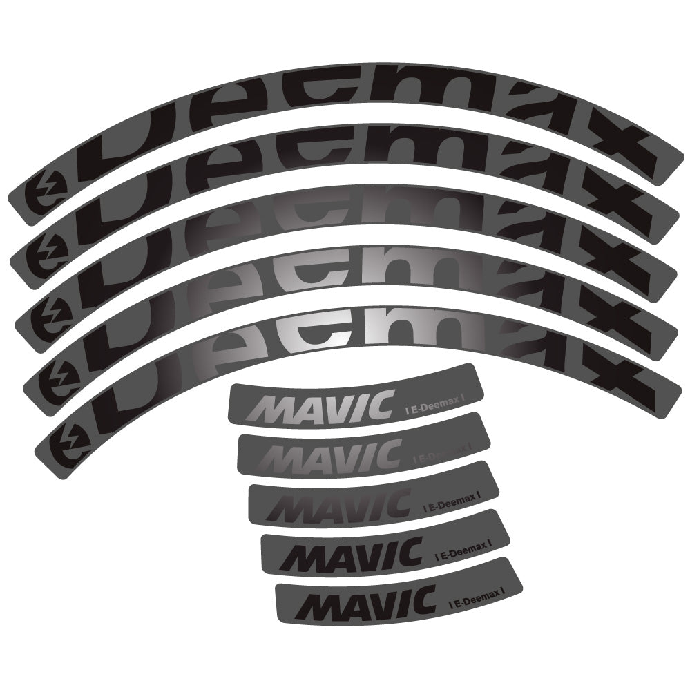 Autocollant Mavic E-deemax 2025, Roues VTT 29, Autocollant Vélo vinyle