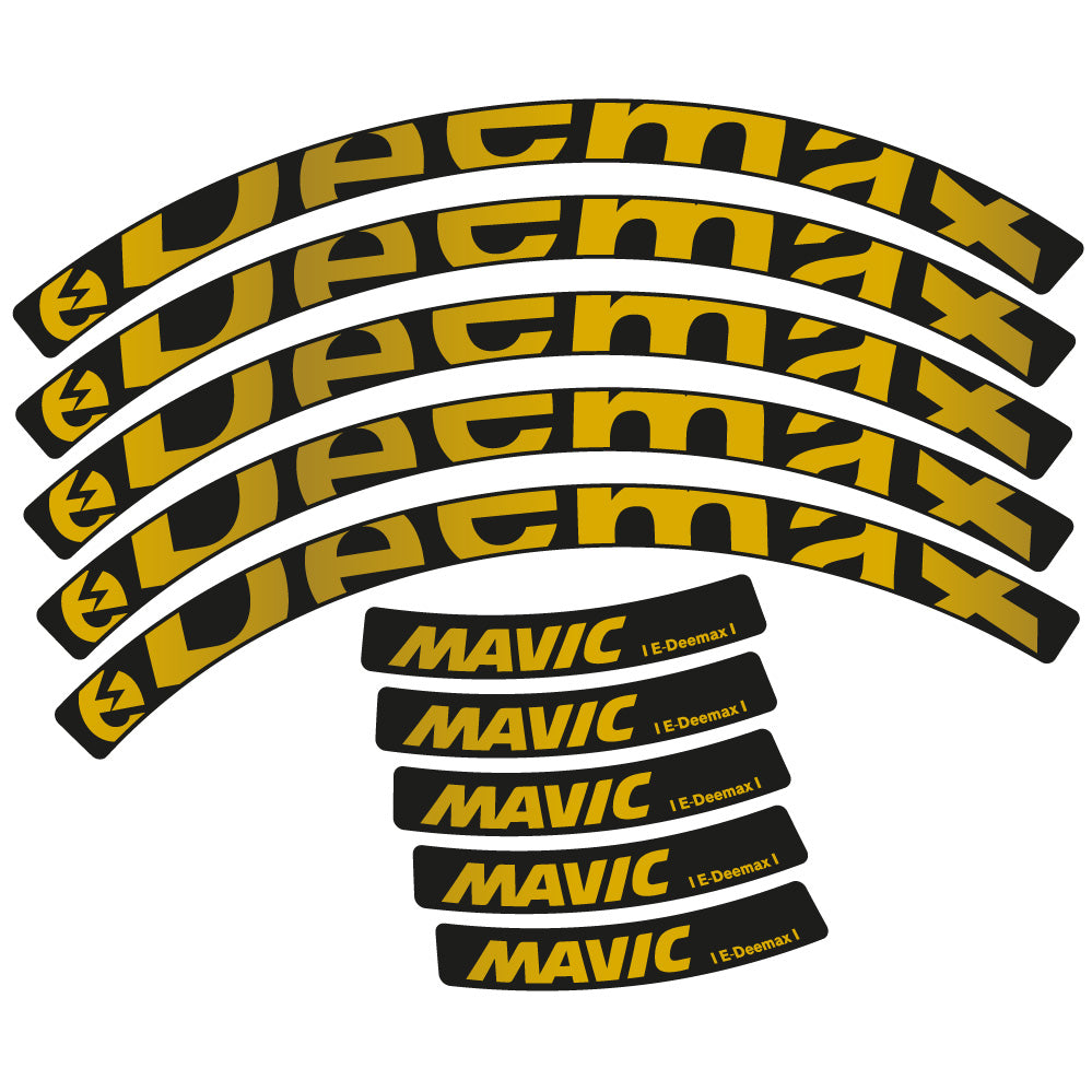 Autocollant Mavic E-deemax 2025, Roues VTT 29, Autocollant Vélo vinyle