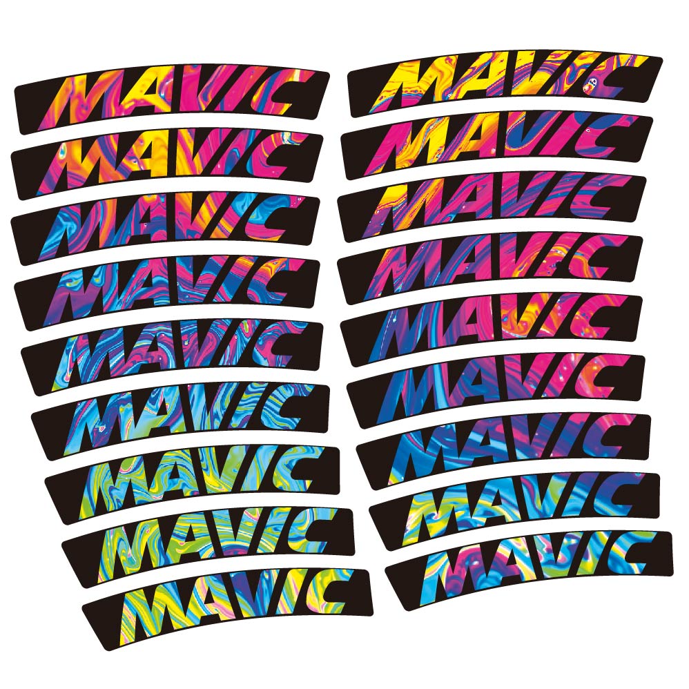 Autocollant Mavic, Roues VTT 29, Autocollant Vélo vinyle