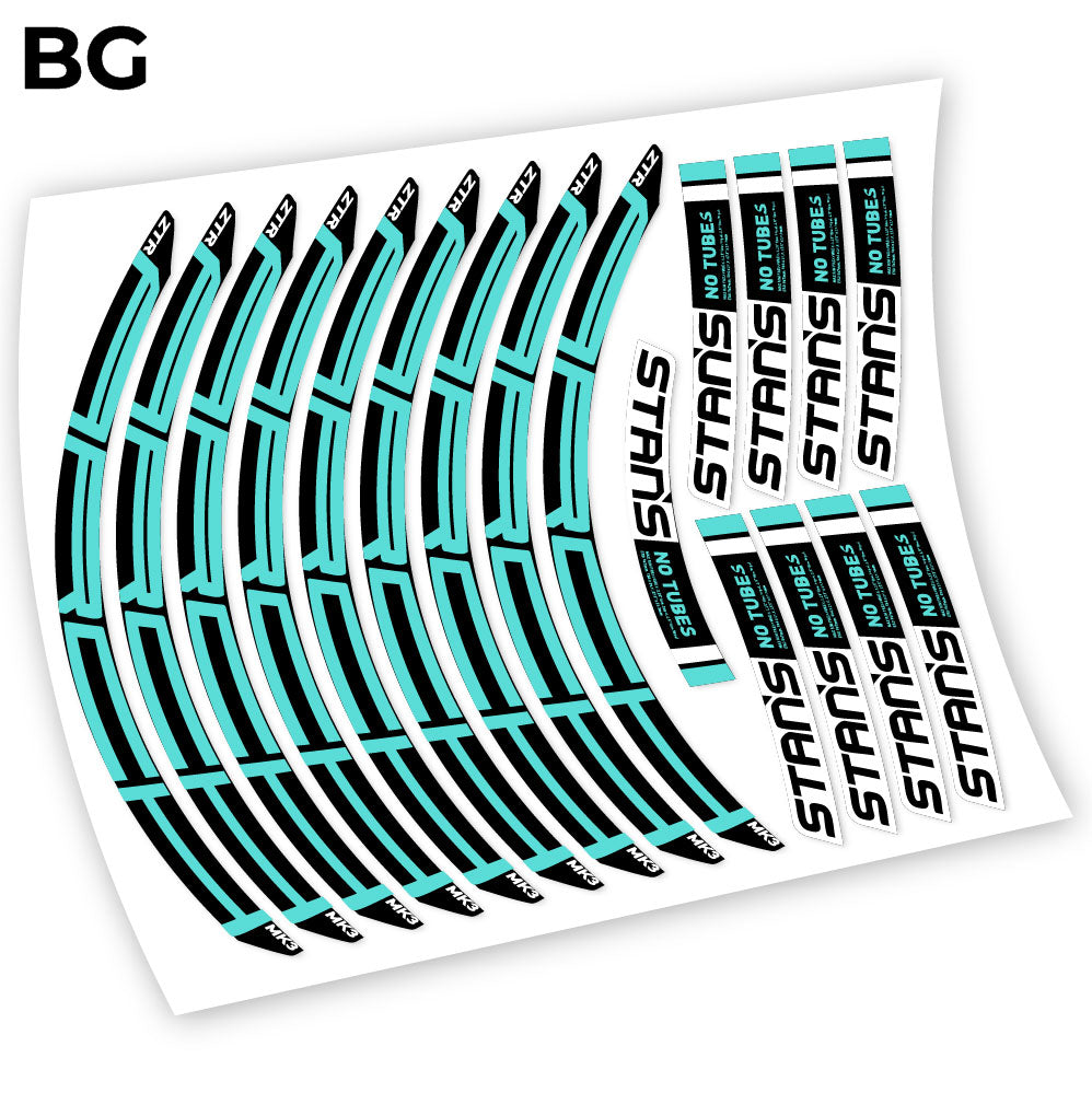 Autocollant, Notubes ZTR Arch MK3 2018, autocollant Mountain Wheel Vélos Vinyle