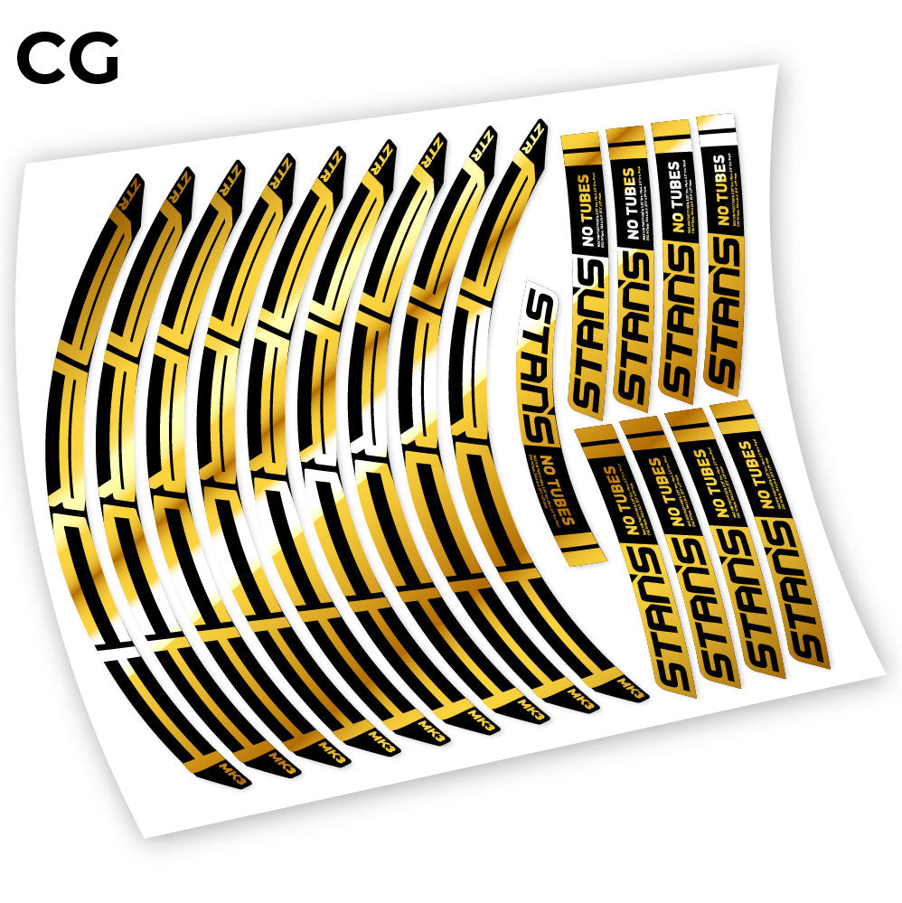 Autocollant, Notubes ZTR Arch MK3 2018, autocollant Mountain Wheel Vélos Vinyle