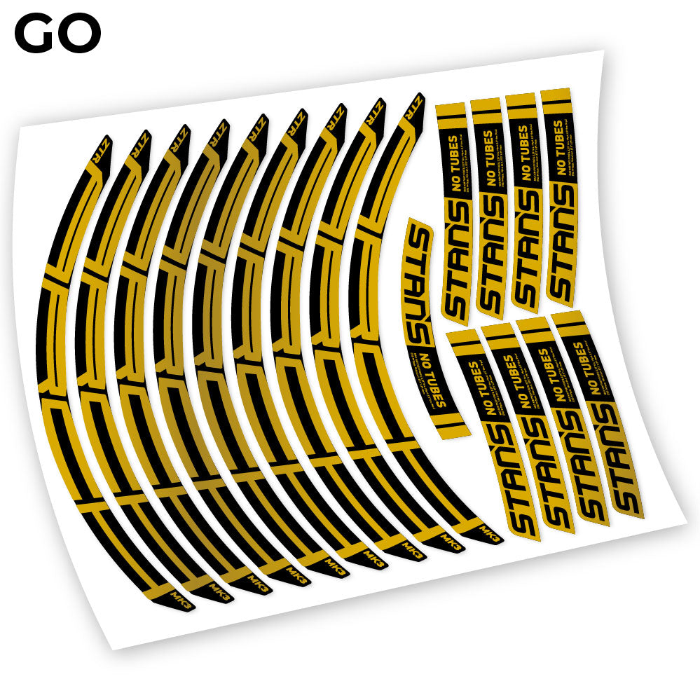 Autocollant, Notubes ZTR Arch MK3 2018, autocollant Mountain Wheel Vélos Vinyle
