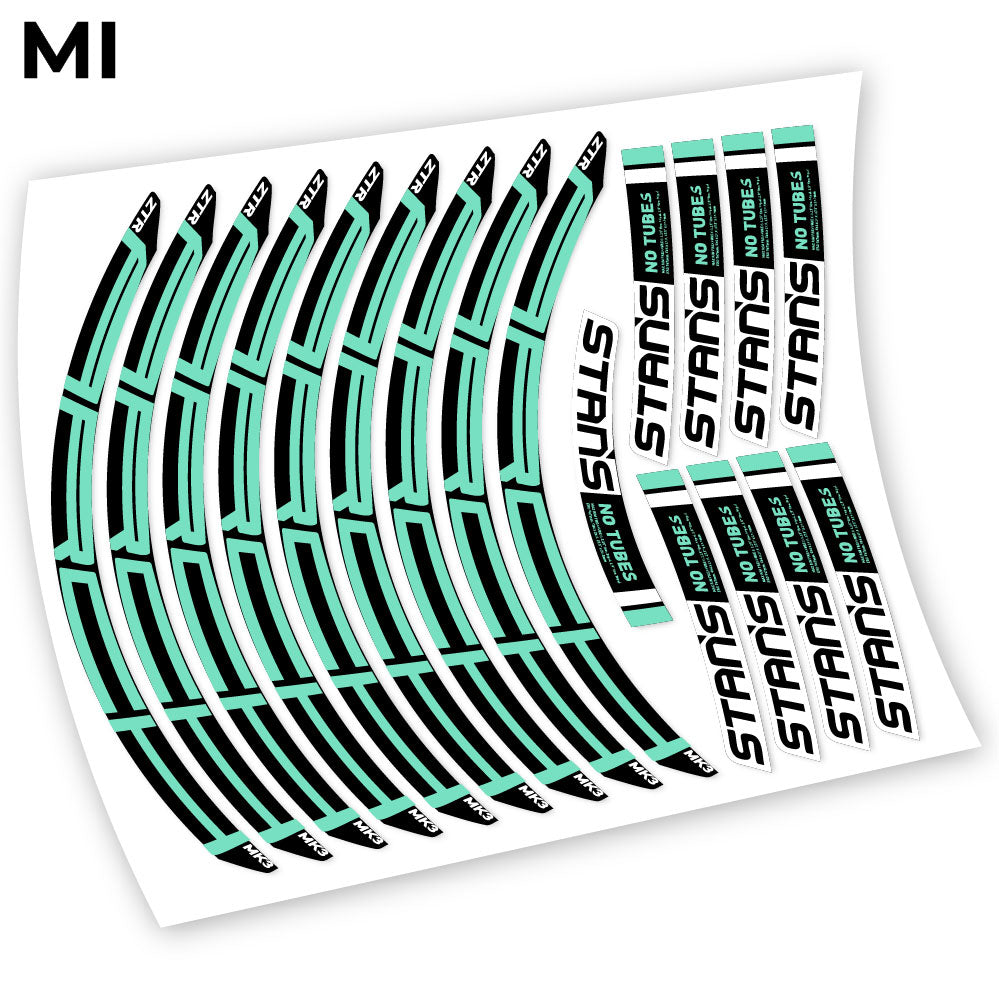 Autocollant, Notubes ZTR Arch MK3 2018, autocollant Mountain Wheel Vélos Vinyle