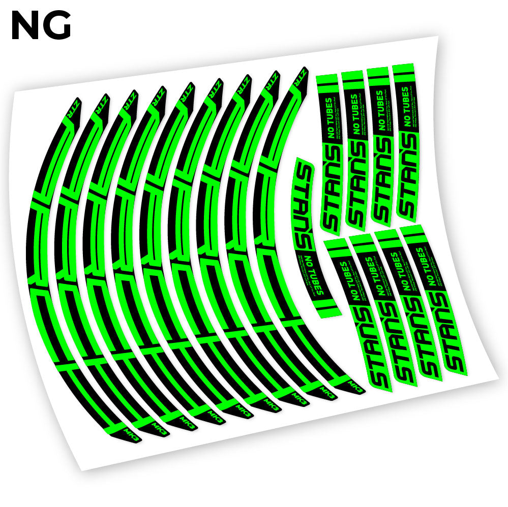 Autocollant, Notubes ZTR Arch MK3 2018, autocollant Mountain Wheel Vélos Vinyle