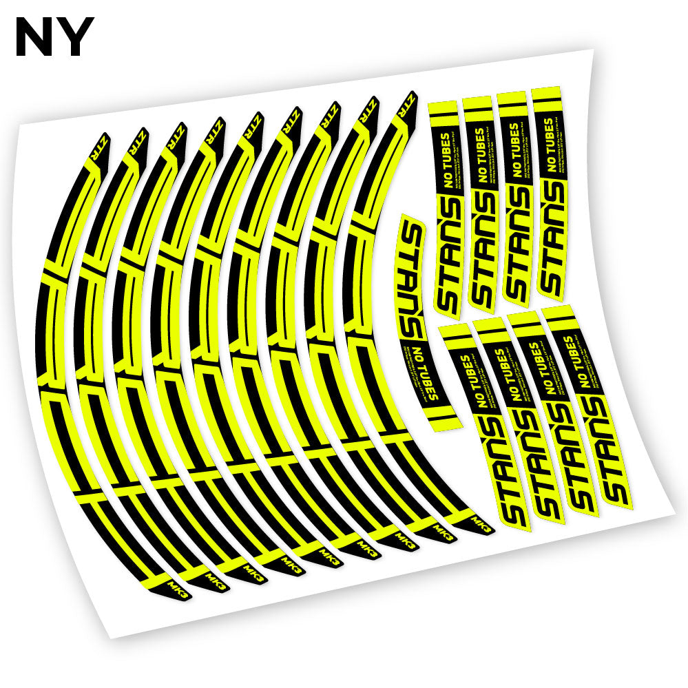 Autocollant, Notubes ZTR Arch MK3 2018, autocollant Mountain Wheel Vélos Vinyle
