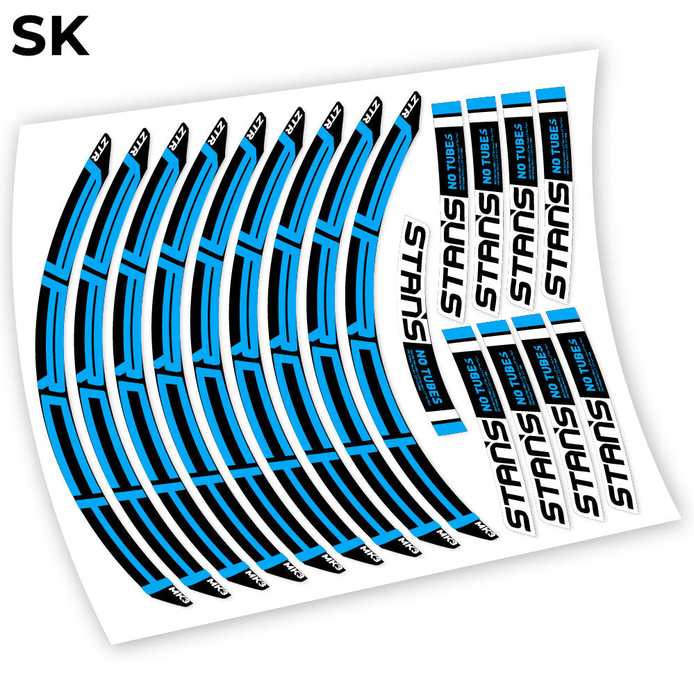 Autocollant, Notubes ZTR Arch MK3 2018, autocollant Mountain Wheel Vélos Vinyle