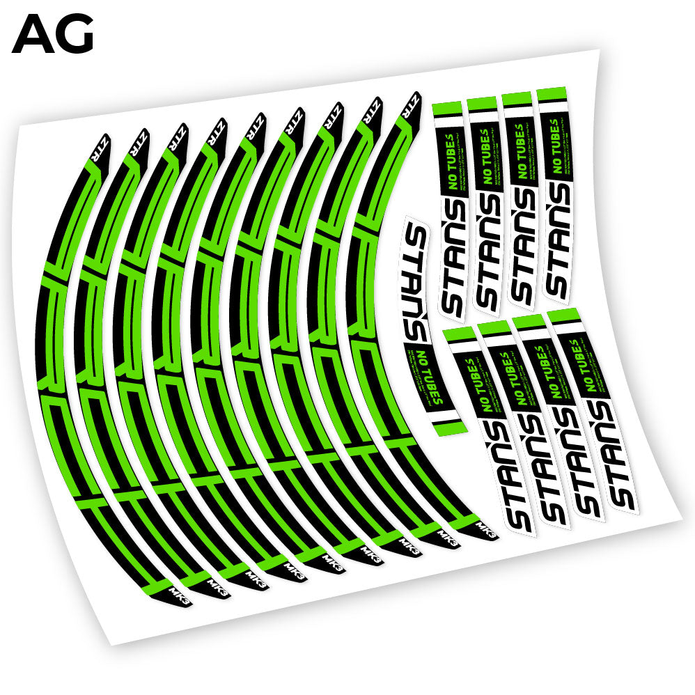 Autocollant, Notubes ZTR Arch MK3 2018, autocollant Mountain Wheel Vélos Vinyle
