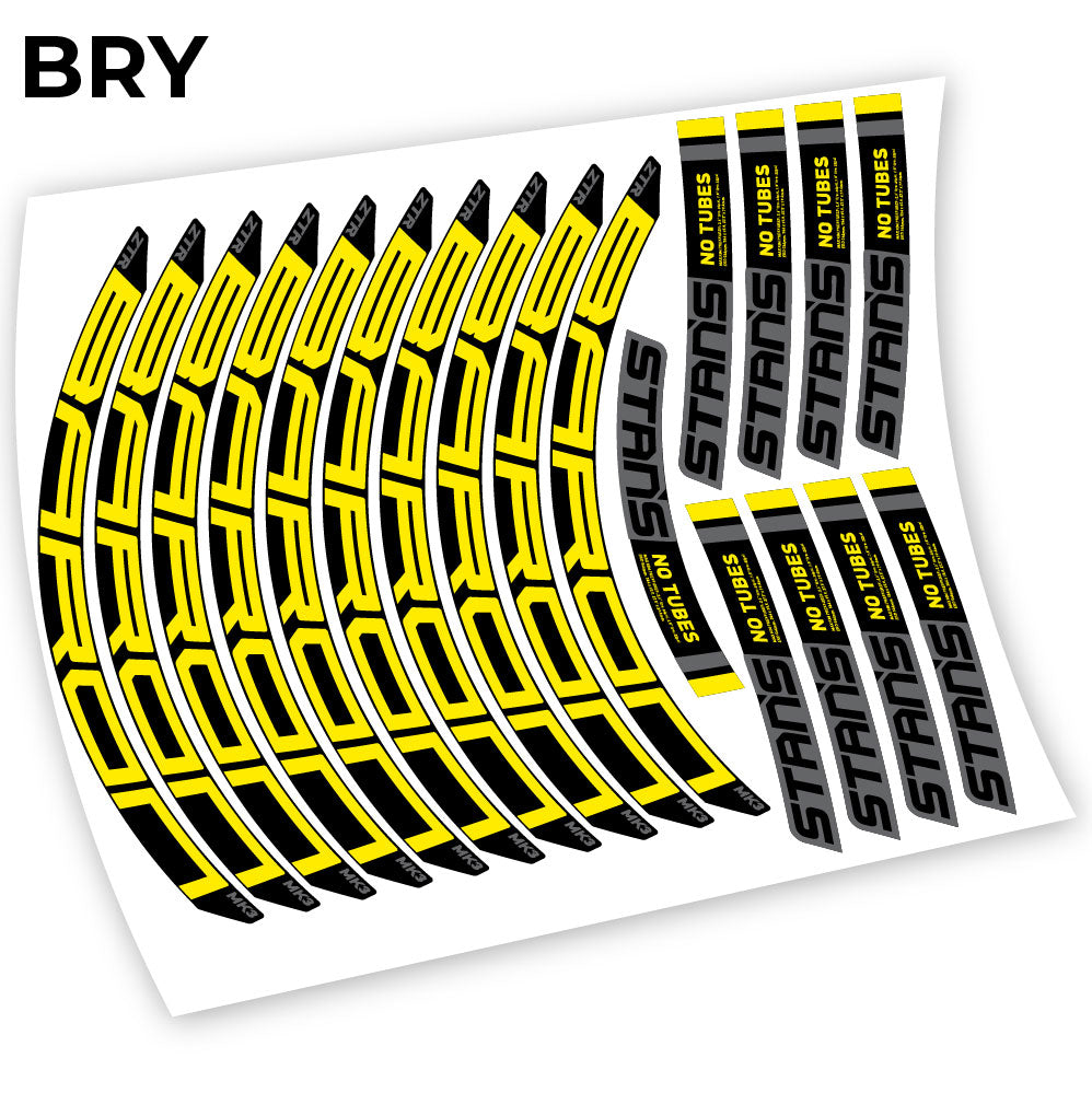 Autocollant, Notubes ZTR Baron MK3 2018, Autocollant vinyle