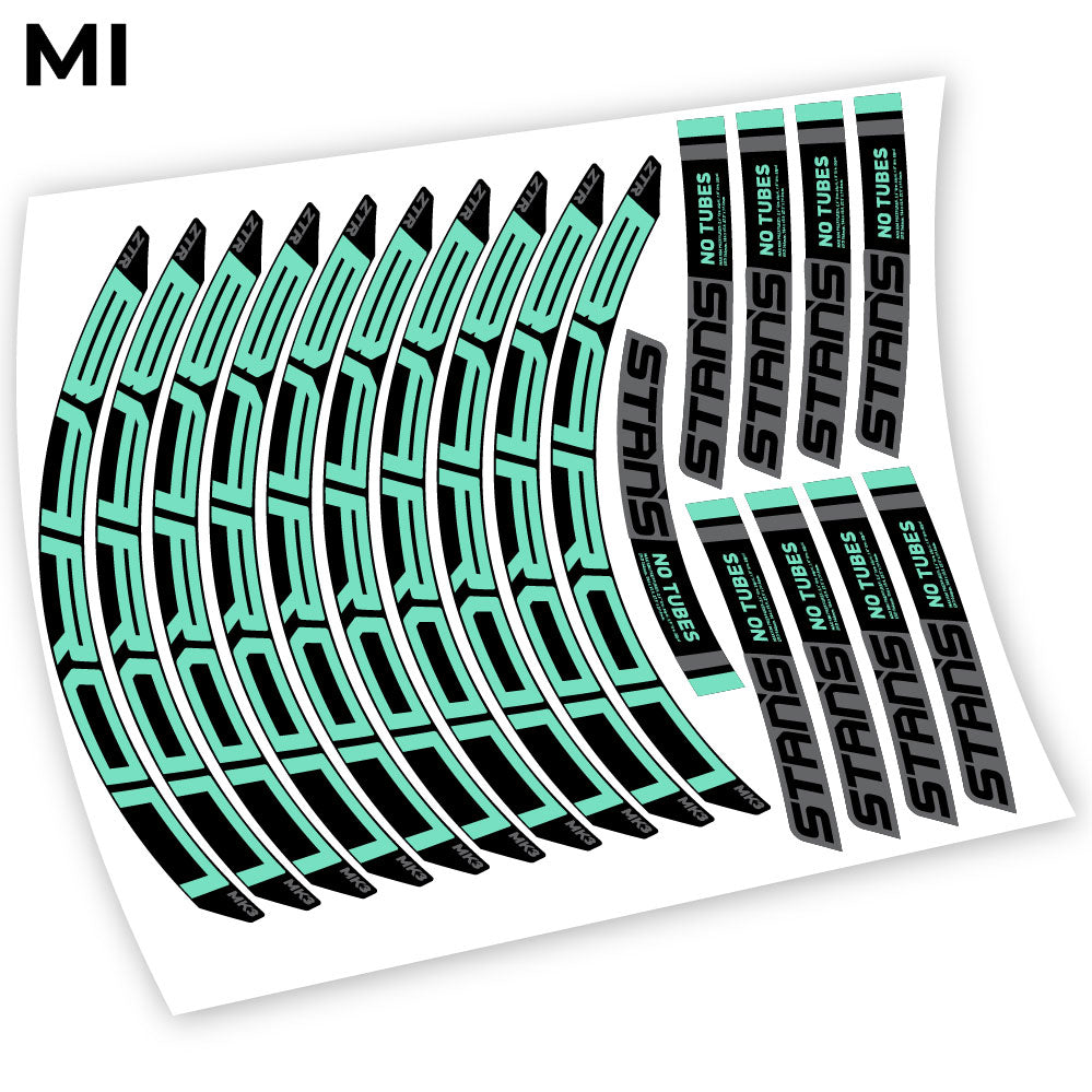 Autocollant, Notubes ZTR Baron MK3 2018, Autocollant vinyle