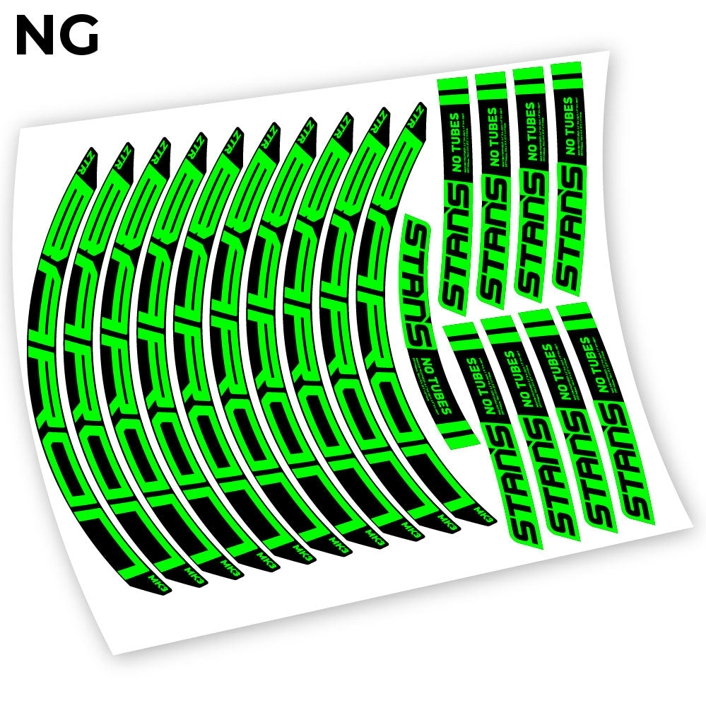 Autocollant, Notubes ZTR Baron MK3 2018, Autocollant vinyle
