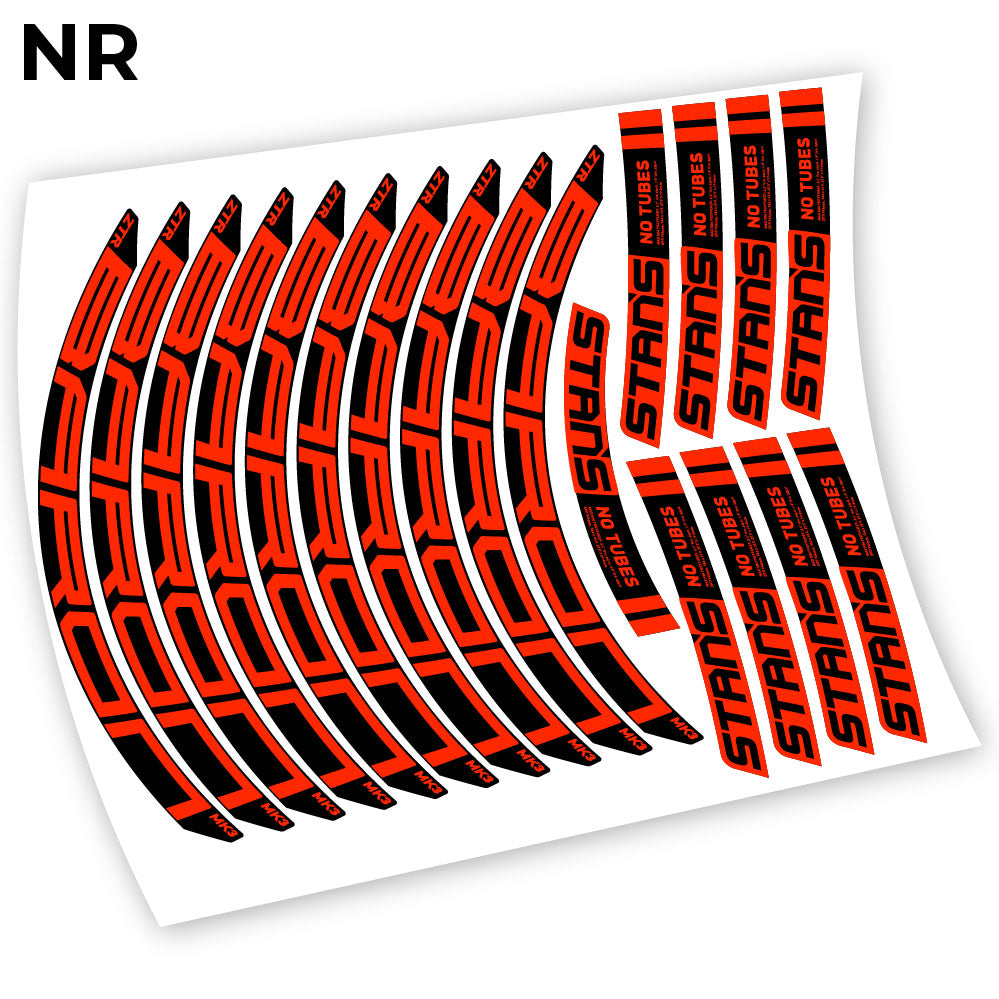 Autocollant, Notubes ZTR Baron MK3 2018, Autocollant vinyle