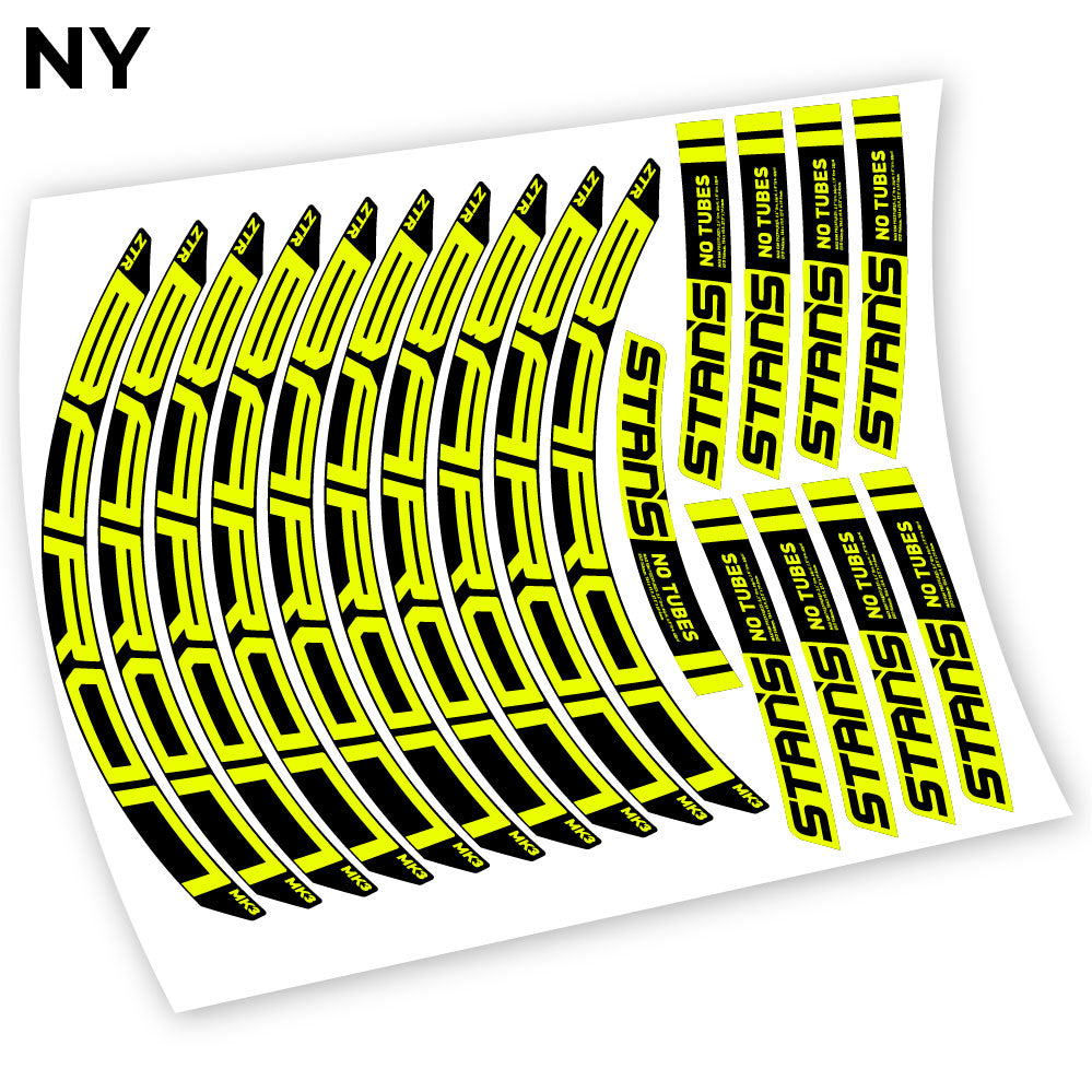 Autocollant, Notubes ZTR Baron MK3 2018, Autocollant vinyle