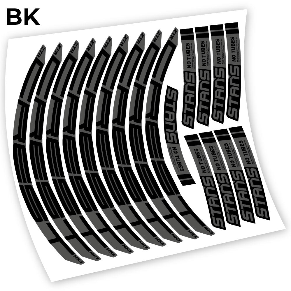 Autocollant, Notubes ZTR Crest MK3 2018, autocollant Mountain Wheel Vélos Vinyle