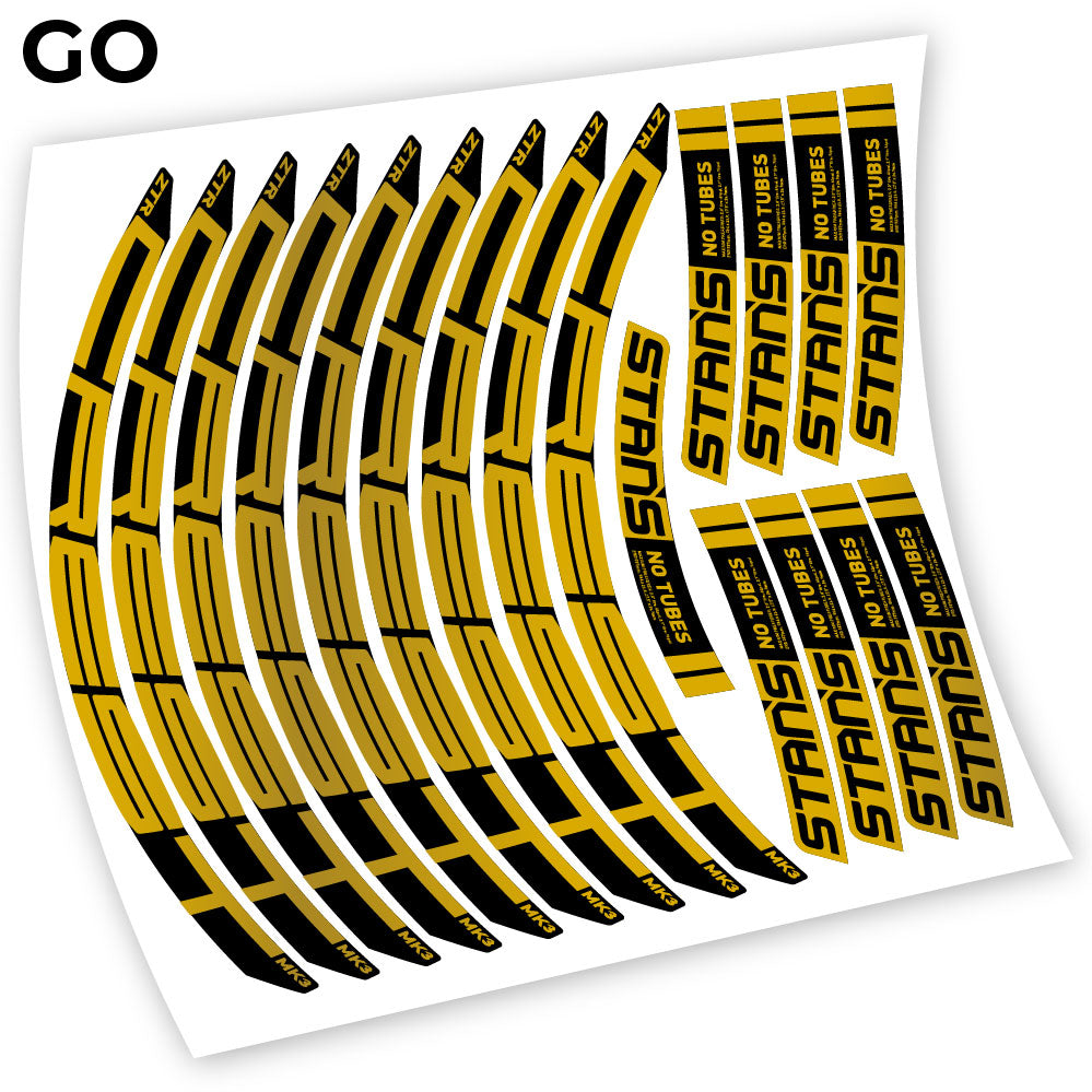 Autocollant, Notubes ZTR Crest MK3 2018, autocollant Mountain Wheel Vélos Vinyle