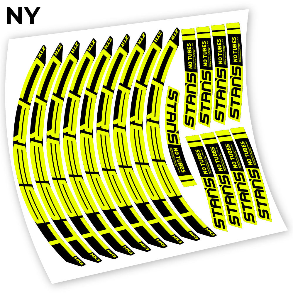 Autocollant, Notubes ZTR Crest MK3 2018, autocollant Mountain Wheel Vélos Vinyle