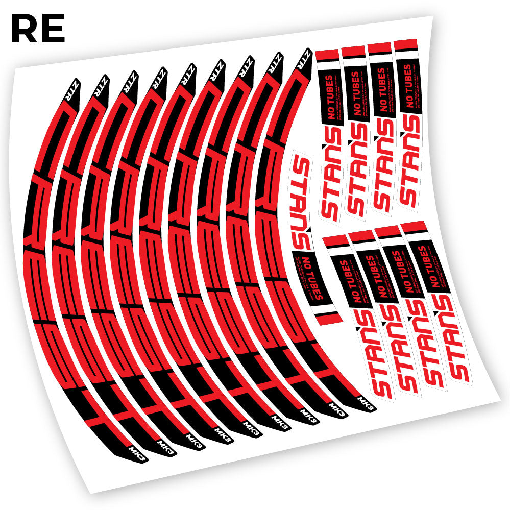 Autocollant, Notubes ZTR Crest MK3 2018, autocollant Mountain Wheel Vélos Vinyle