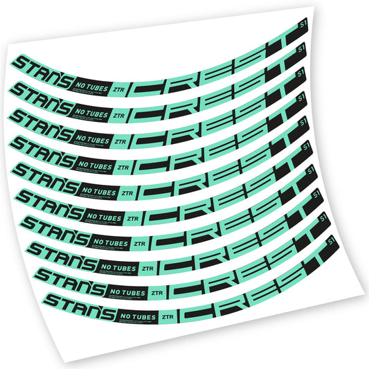 Autocollants, Stans Notubes ZTR Crest S1 2021, Roues VTT, Vélo vinyle sticker