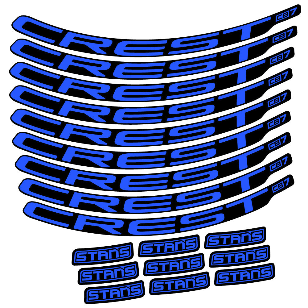 Autocollant Stans Crest CB7, Roues VTT 29, Autocollant Vélo vinyle