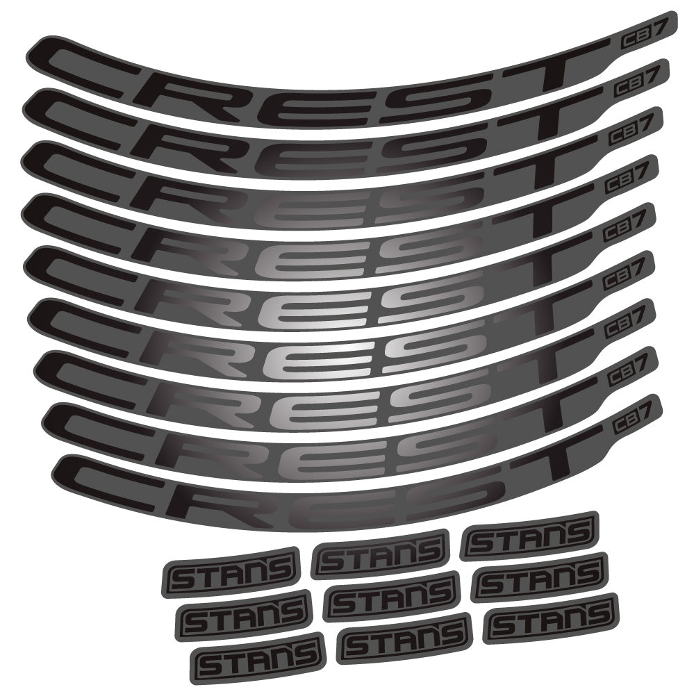 Autocollant Stans Crest CB7, Roues VTT 29, Autocollant Vélo vinyle